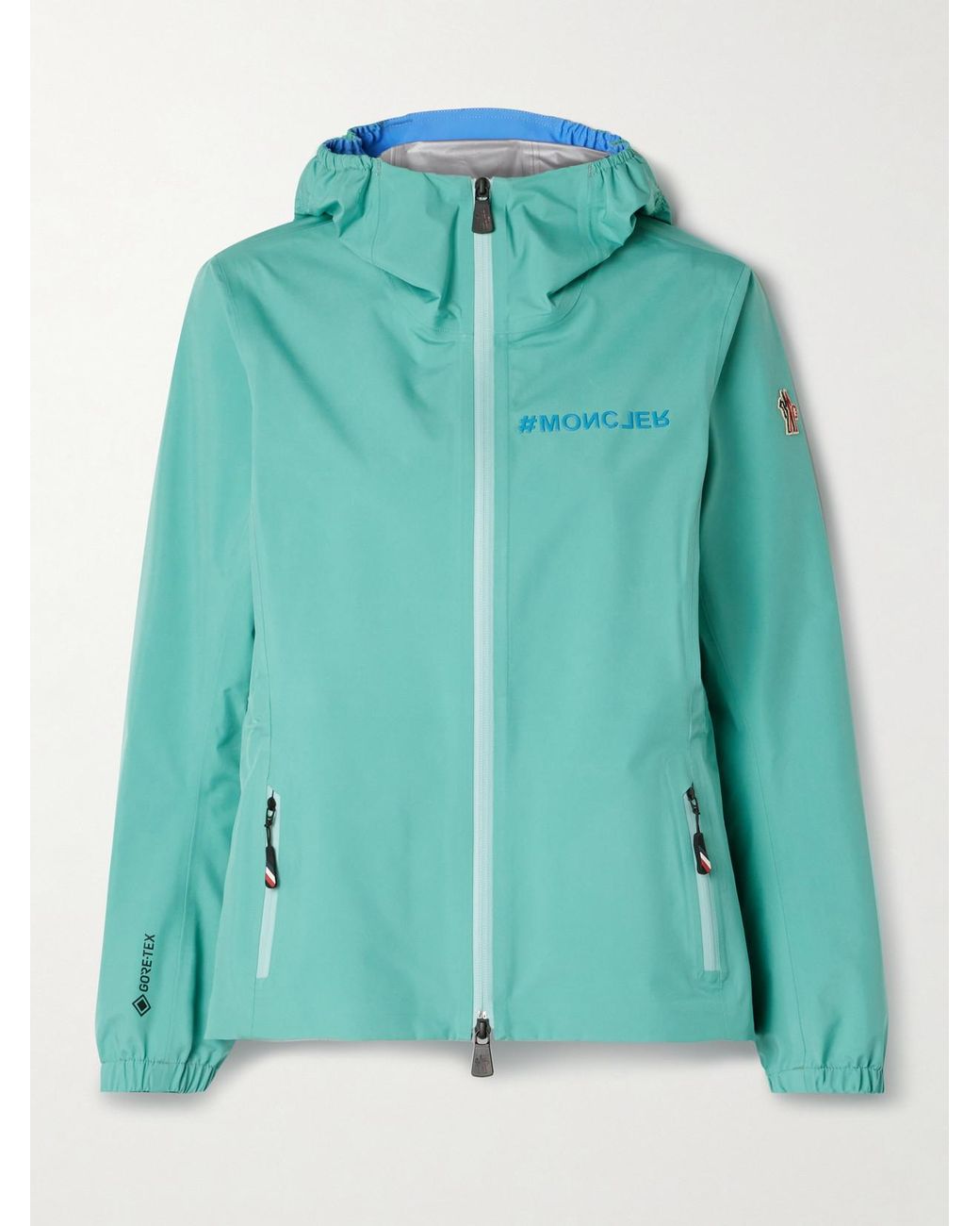 Moncler Green Valles Hooded Gore-Tex Paclite Jacket