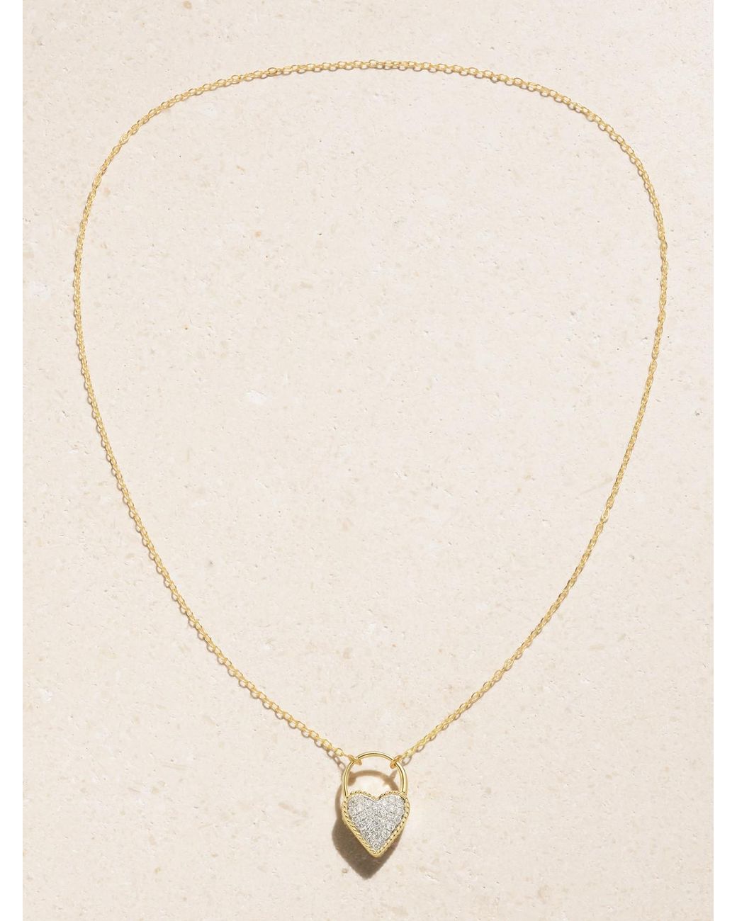 Yvonne Léon Natural 18-Karat Diamond Necklace