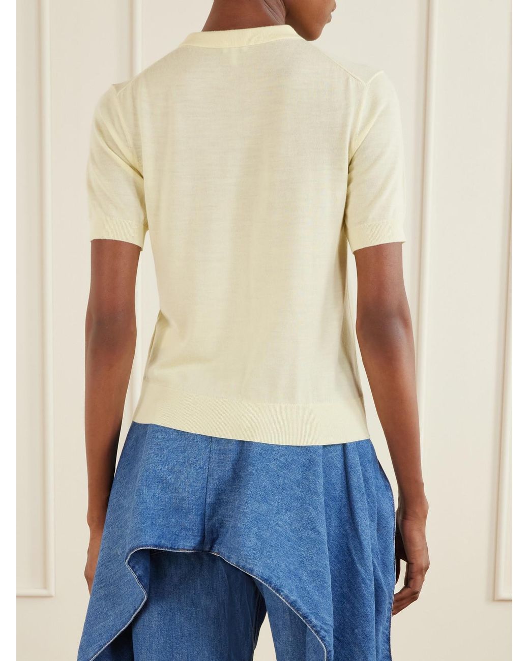 Loewe Natural Anagram-Embroidered Wool-Blend Sweater