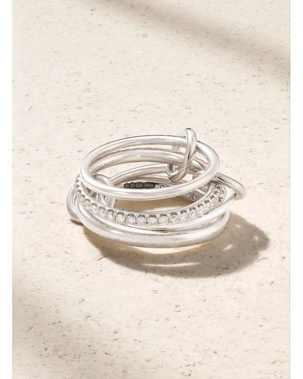 Spinelli Kilcollin Natural Nimbus Sterling Diamond Ring