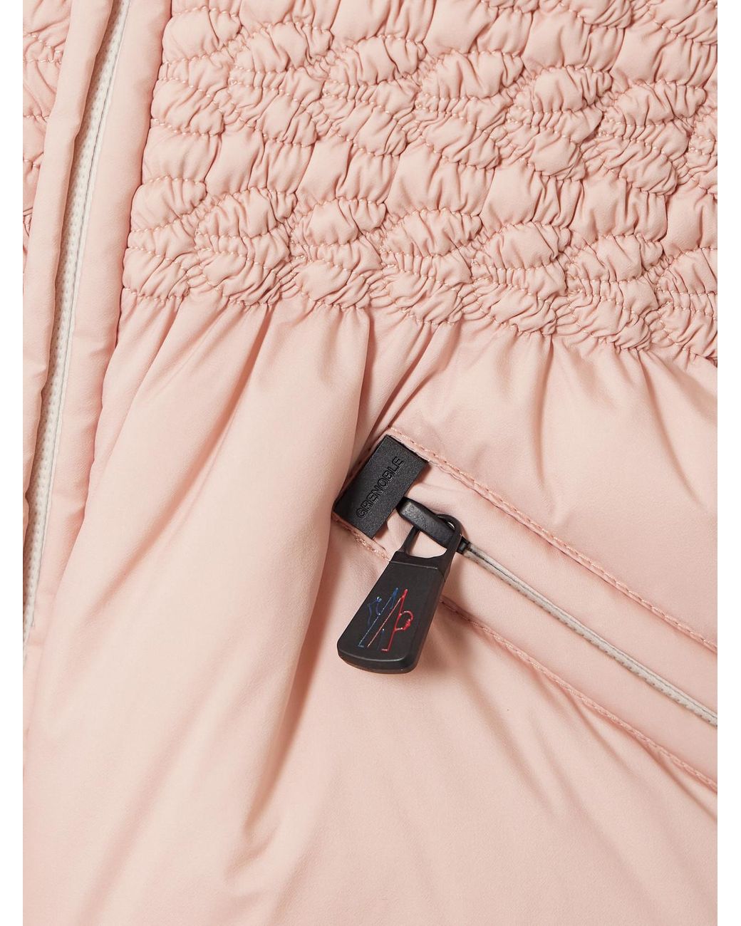 Moncler Pink Wollemi Quilted Down Ski Jacket