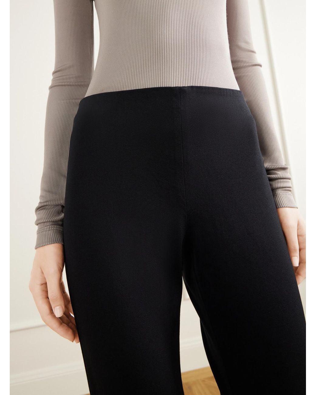St. Agni Blue Cotton-Twill Skinny-Leg Capri Pants
