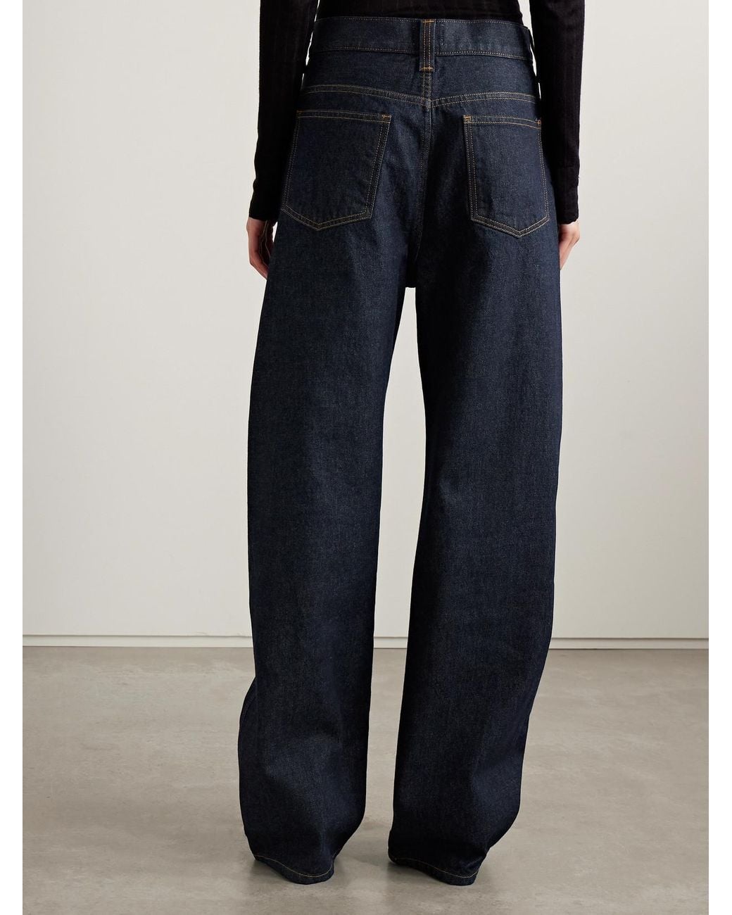Khaite Blue Bonnie Low-Rise Jeans