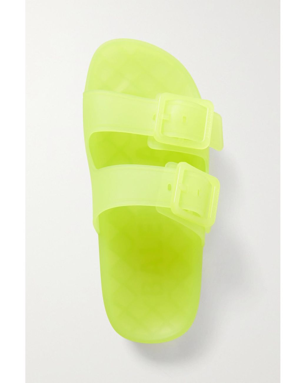 balenciaga sandals neon