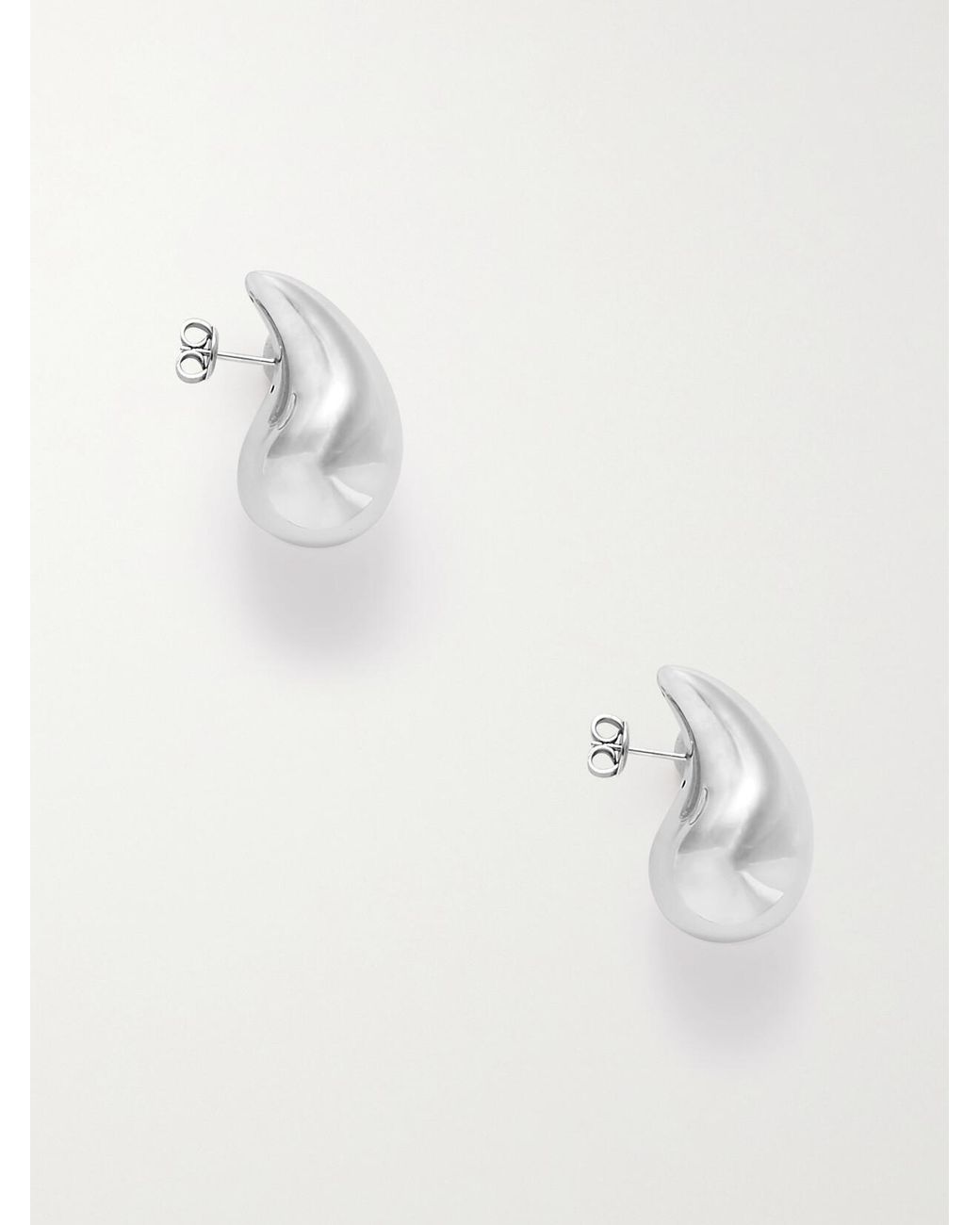 Bottega Veneta White Earrings