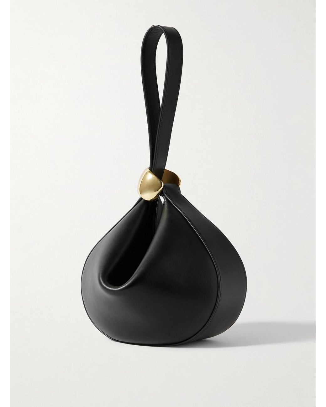 Amanu Black The Zambia Embellished Leather Tote