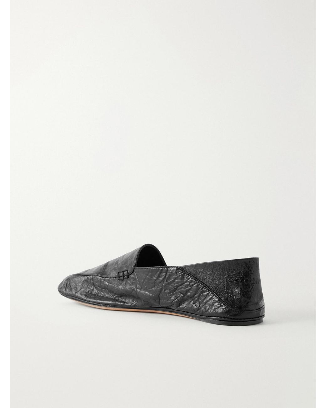 Calvin Klein Black Vela Leather Loafers