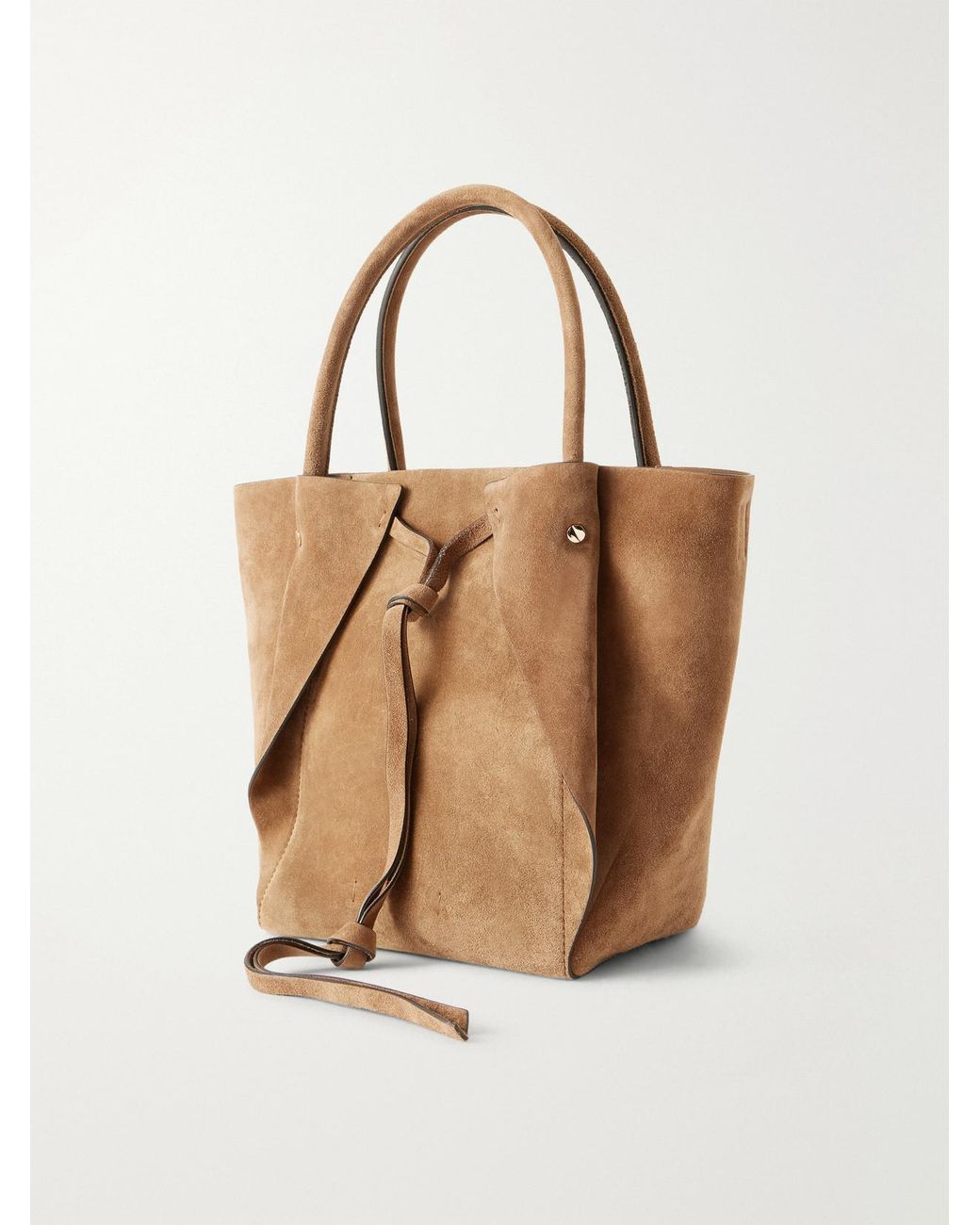 Gabriela Hearst Natural Marija Small Suede Tote