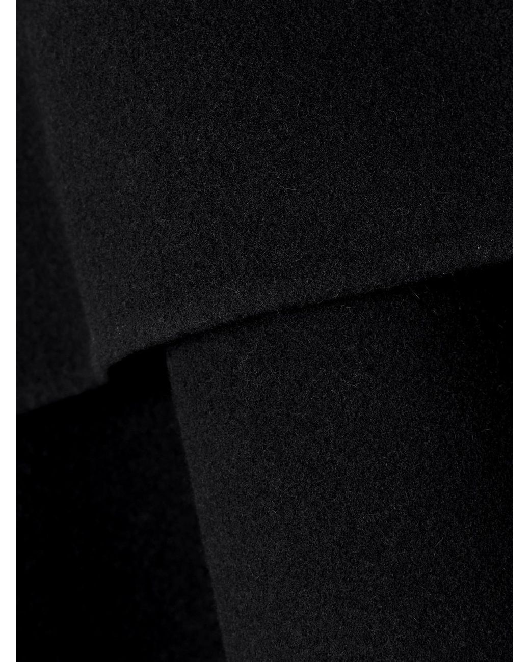 Calvin Klein Black Taylor Wool And Cashmere-Blend Cape