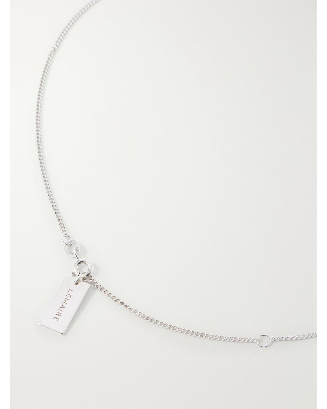 Lemaire White Harmonica Necklace