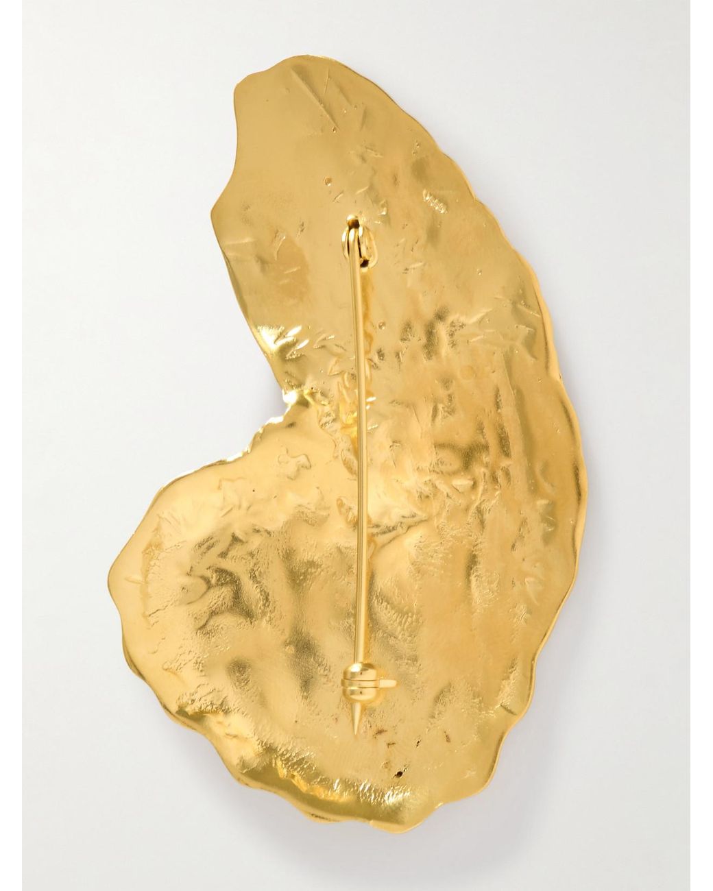 YSSO Metallic Birth Of Venus Vergoldete Brosche