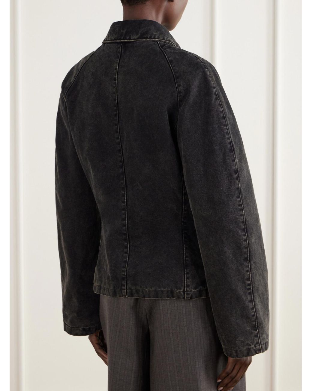 Our Legacy Black Cinched Denim Jacket
