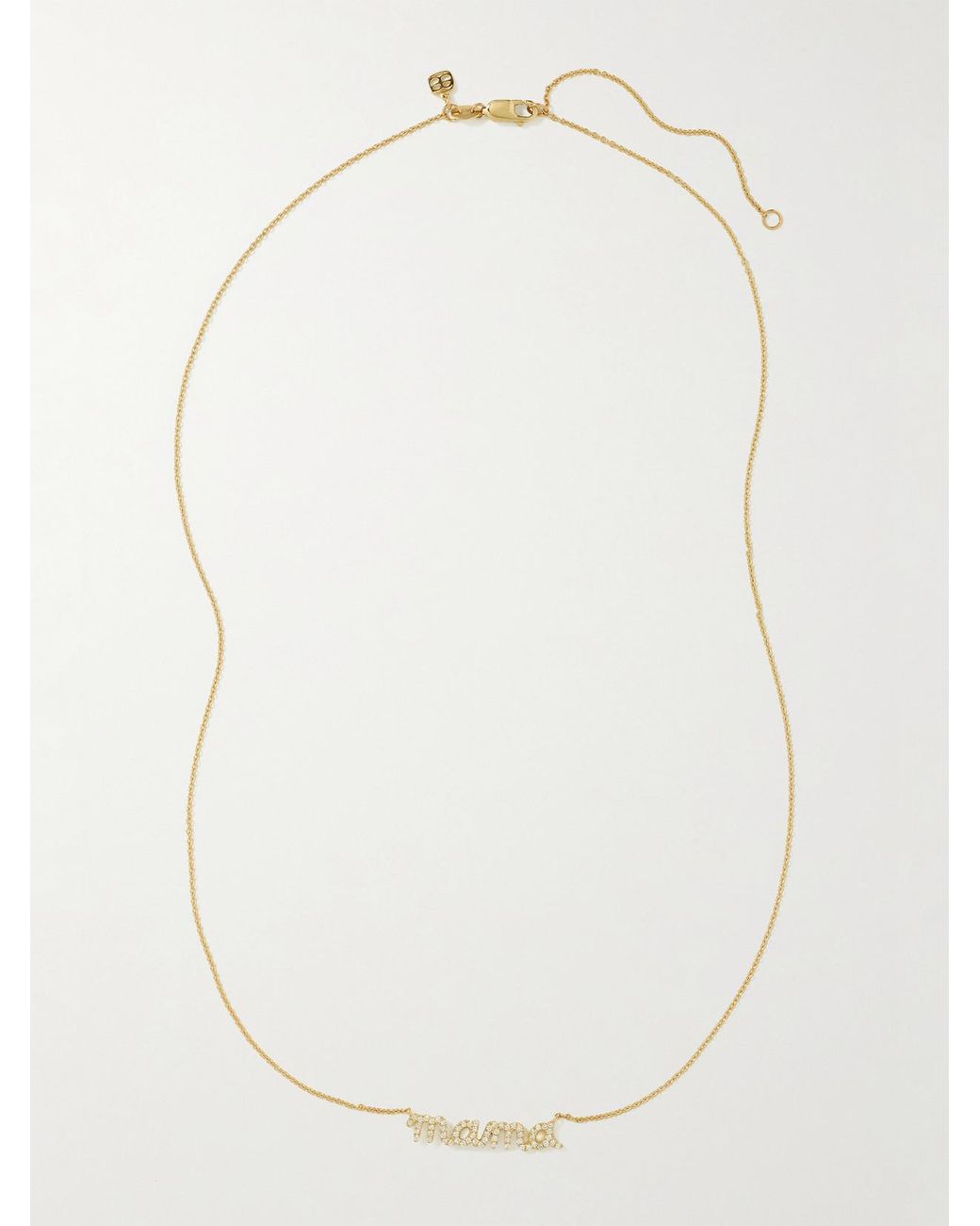 Sydney Evan Natural Mama 14-Karat Diamond Necklace