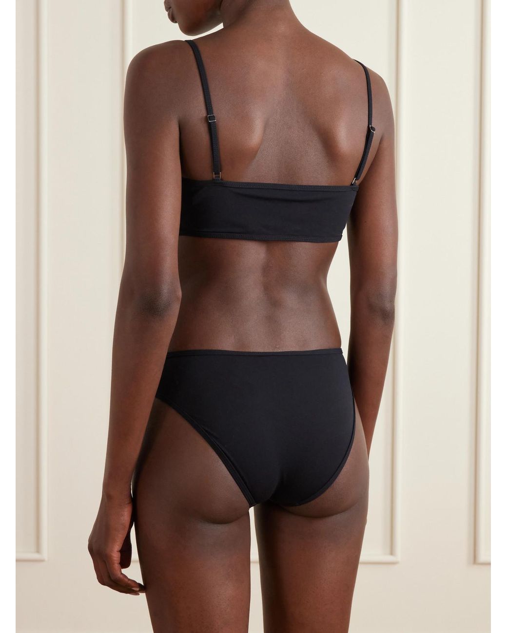 Totême Blue Balconette Bikini Top