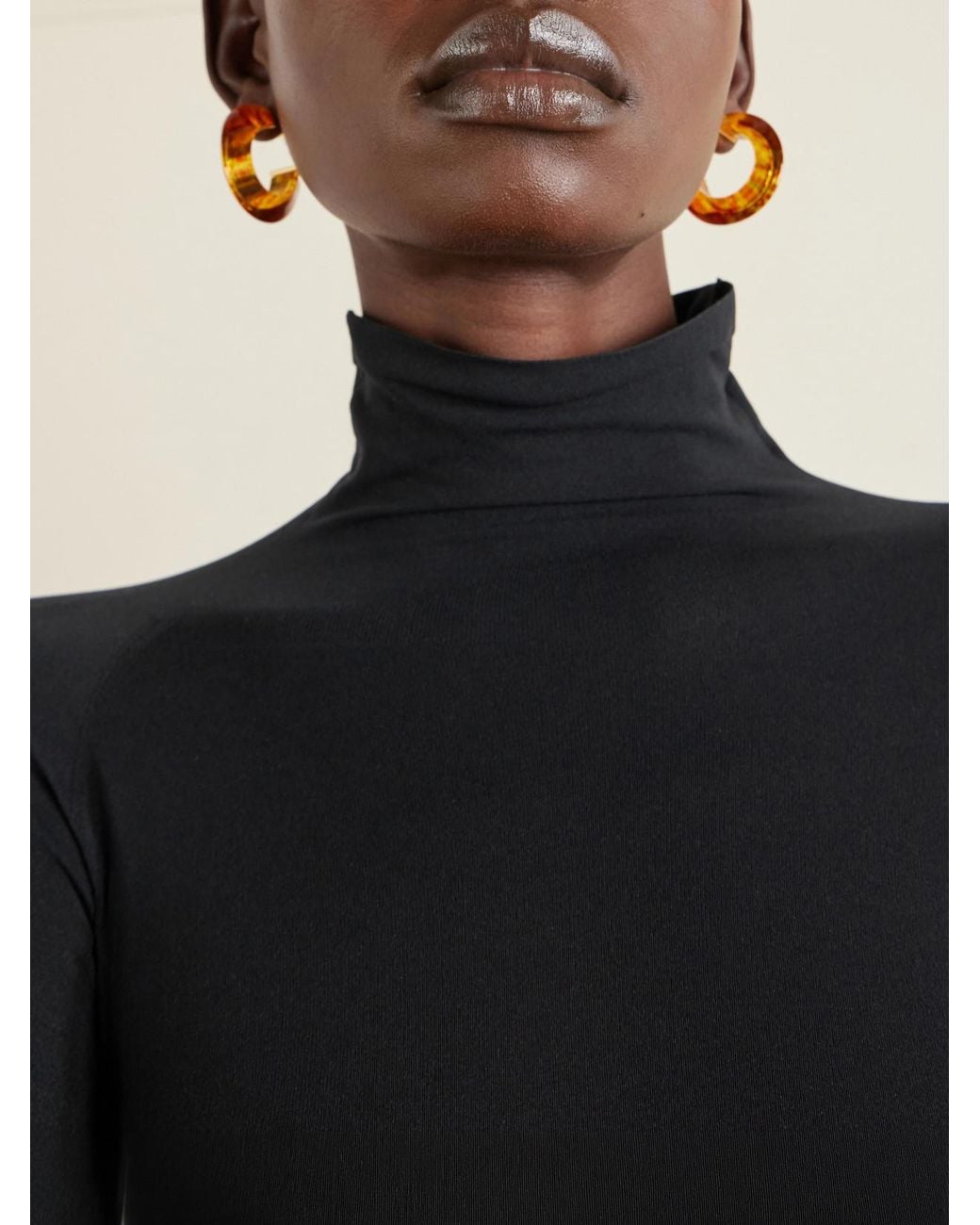 Alaïa Orange Edge-Tone Earrings