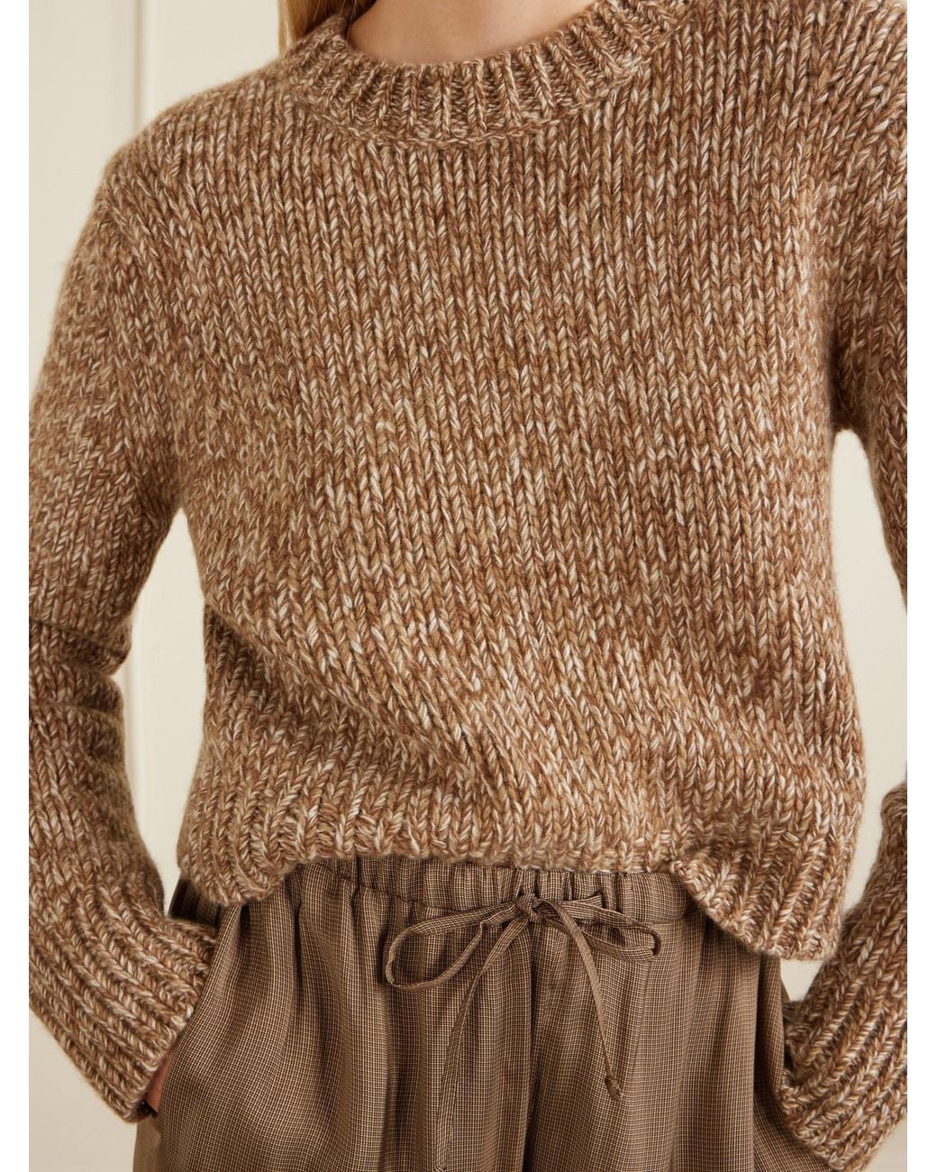 LeKasha Natural Pathayi Organic Cashmere Sweater
