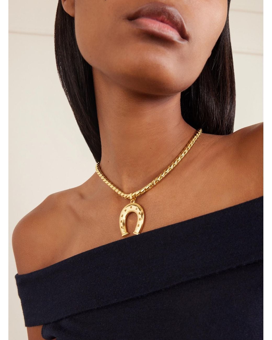 Joolz by Martha Calvo Natural Wish Me Luck-Tone Necklace