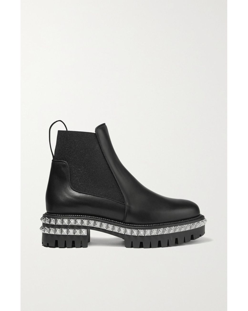 Christian Louboutin Notting Hill 25 Studded Leather Chelsea Boots