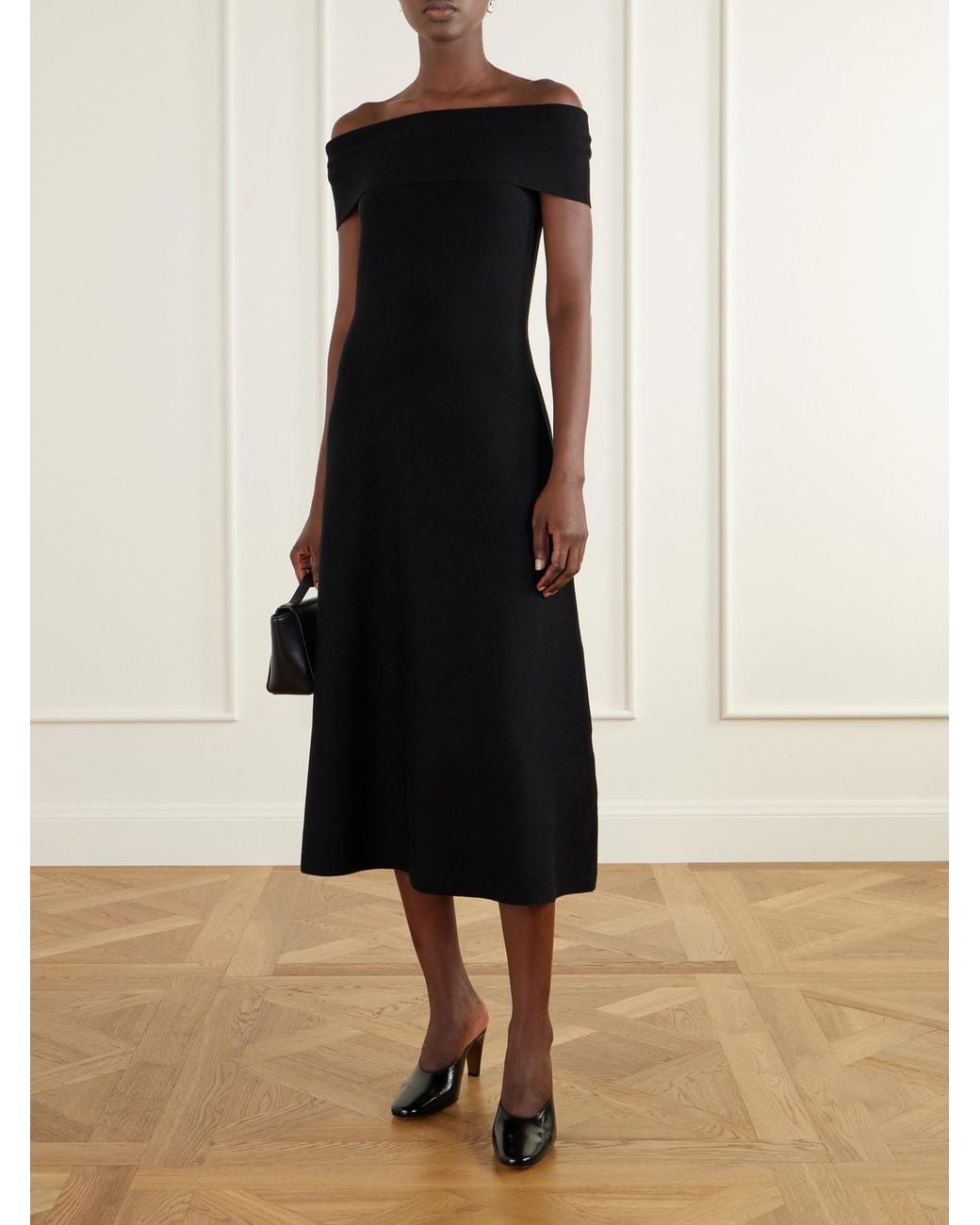 Neous Black 80 Leather Pumps