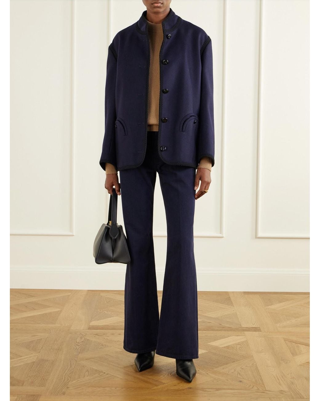 Blazé Milano Natural Racka Ribbed Wool And Cashmere-Blend Sweater