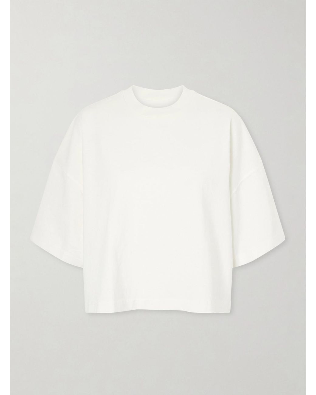 SLVRLAKE Denim White Box Cotton-Jersey T-Shirt
