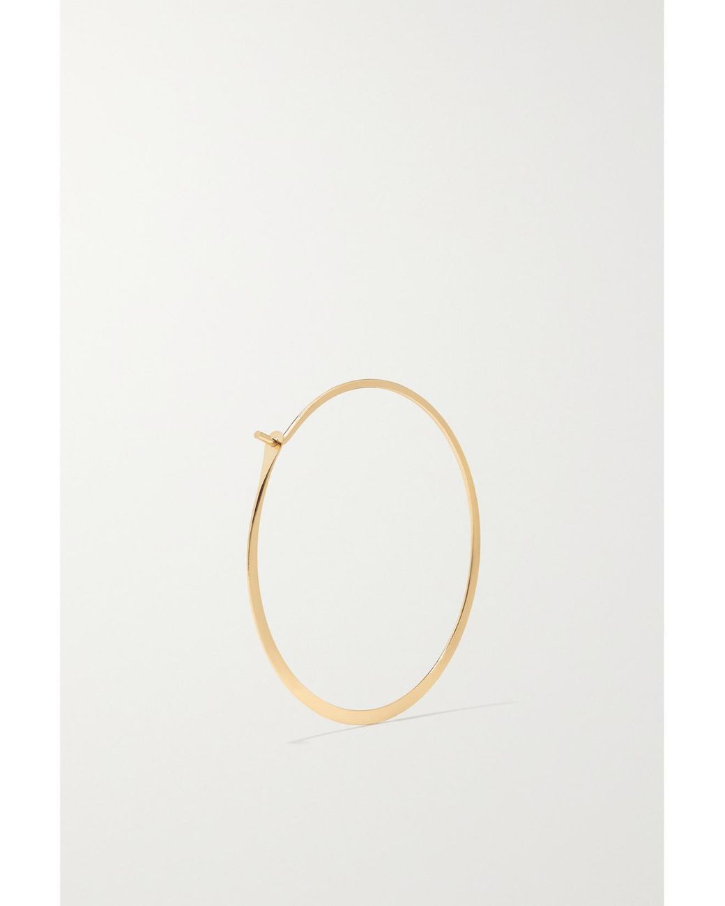 Melissa Joy Manning Natural 14-Karat Recycled Hoop Earrings
