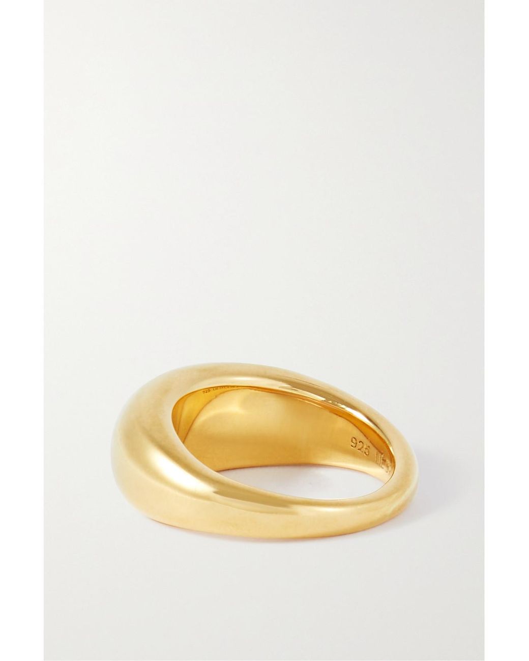 LIE STUDIO Metallic The Anna-Plated Ring