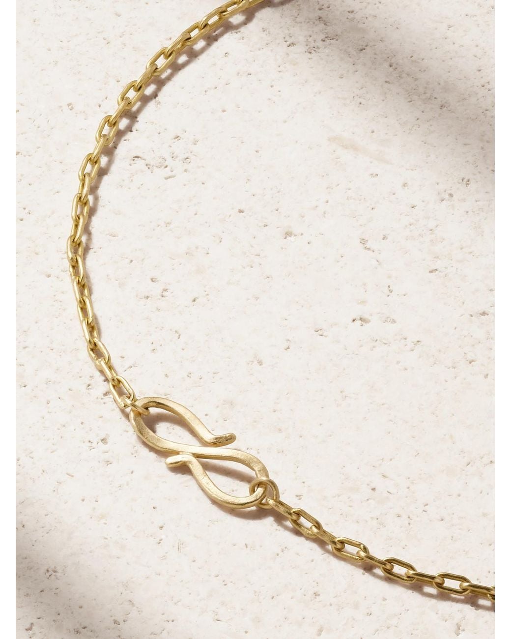 Ileana Makri Natural Falling Leaves 18-Karat Diamond Necklace