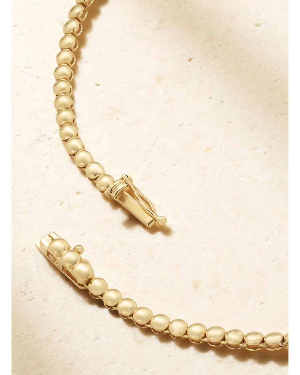 Jennifer Meyer Natural Small 18-Karat Sapphire Tennis Necklace