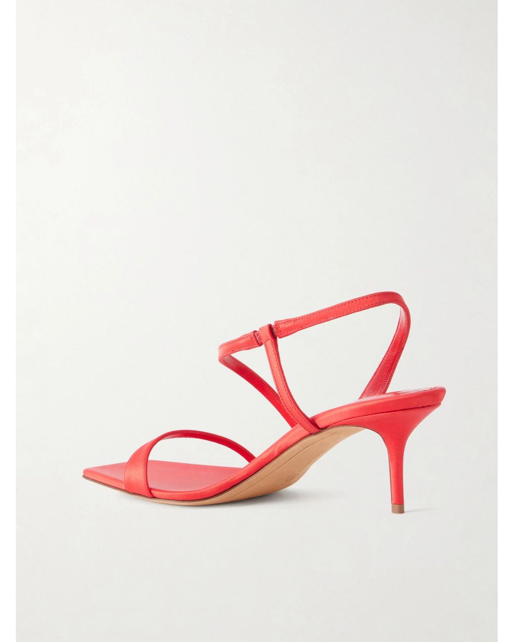 Emme Parsons Red Delicat Satin Pumps