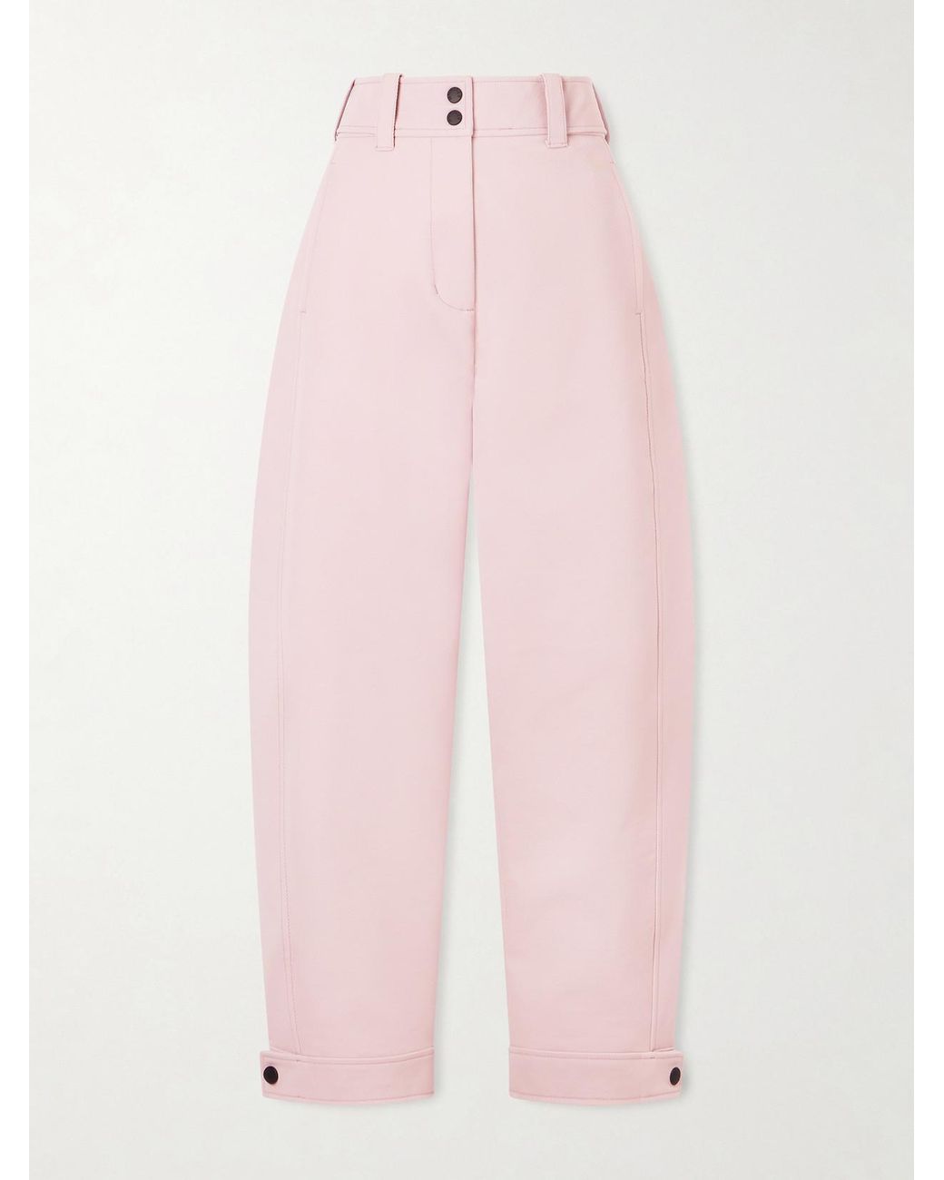 Moncler Pink Tech-Twill Tapered Ski Pants