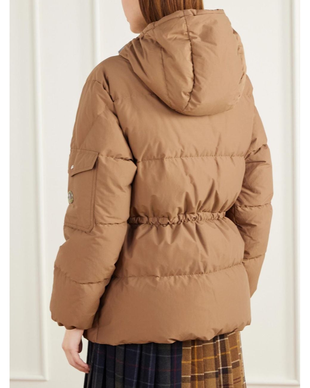 Moncler Brown Himalaya Hooded Quilted Cotton-Blend Shell Down Jacket