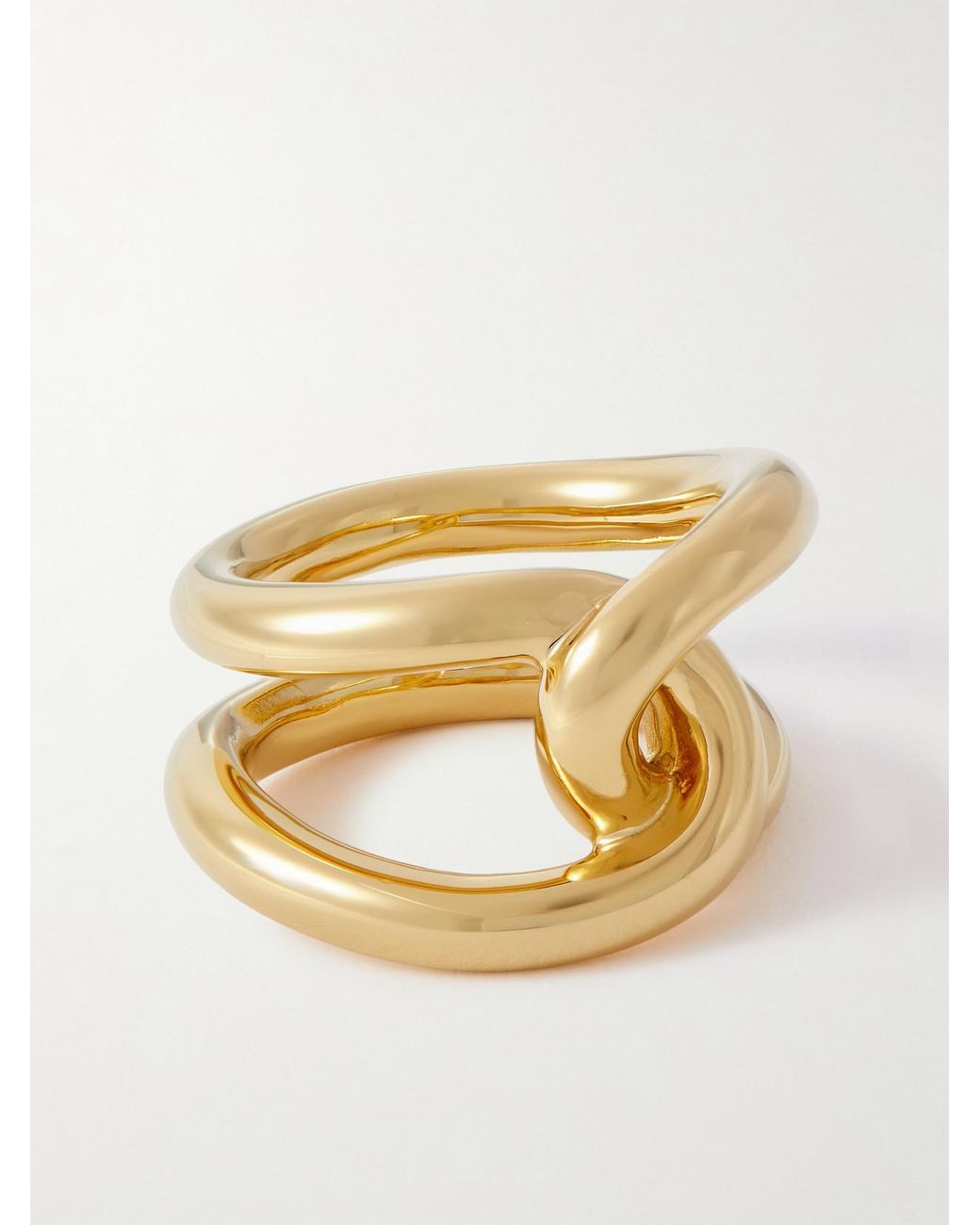 LIE STUDIO Metallic The Agnes-Plated Ring