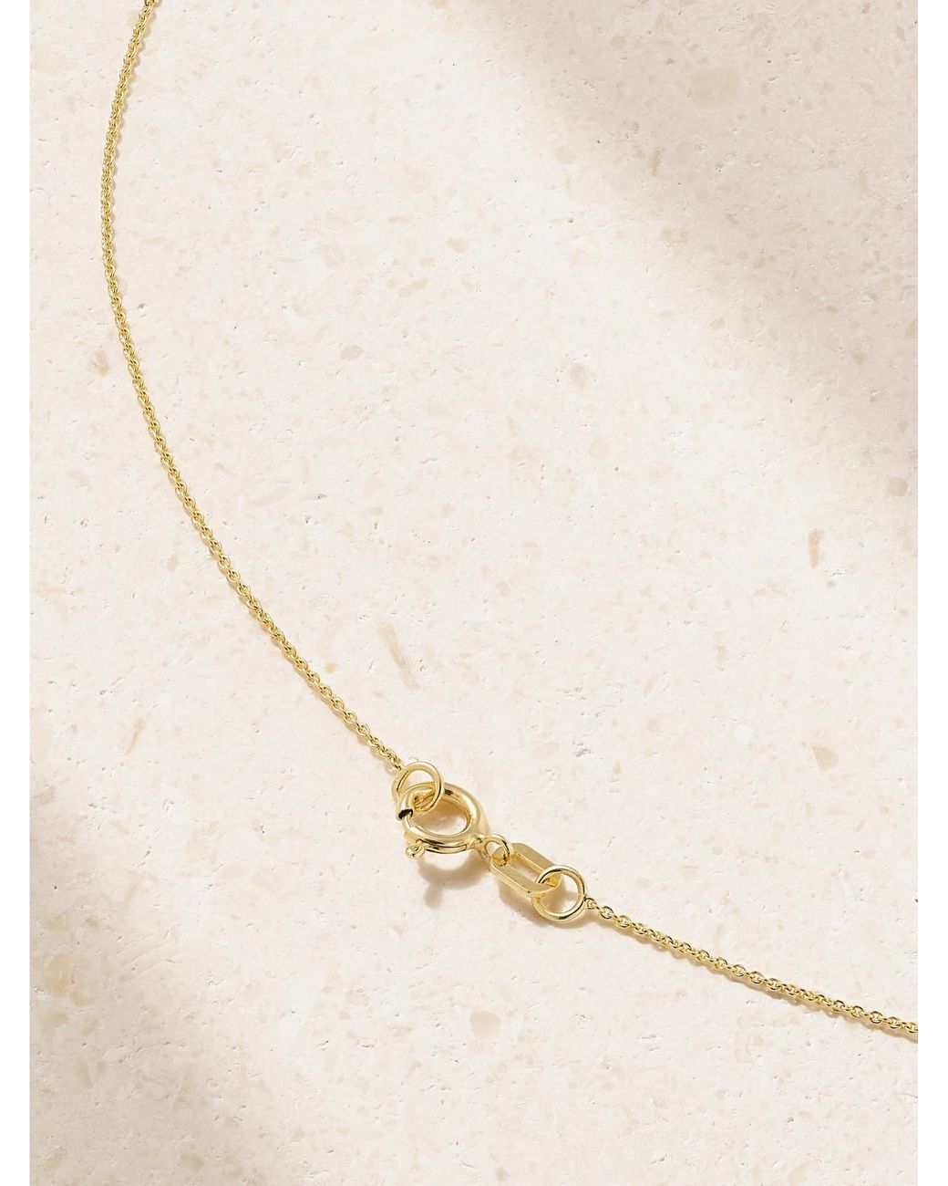STONE AND STRAND Natural Beekman 14-Karat Topaz Necklace