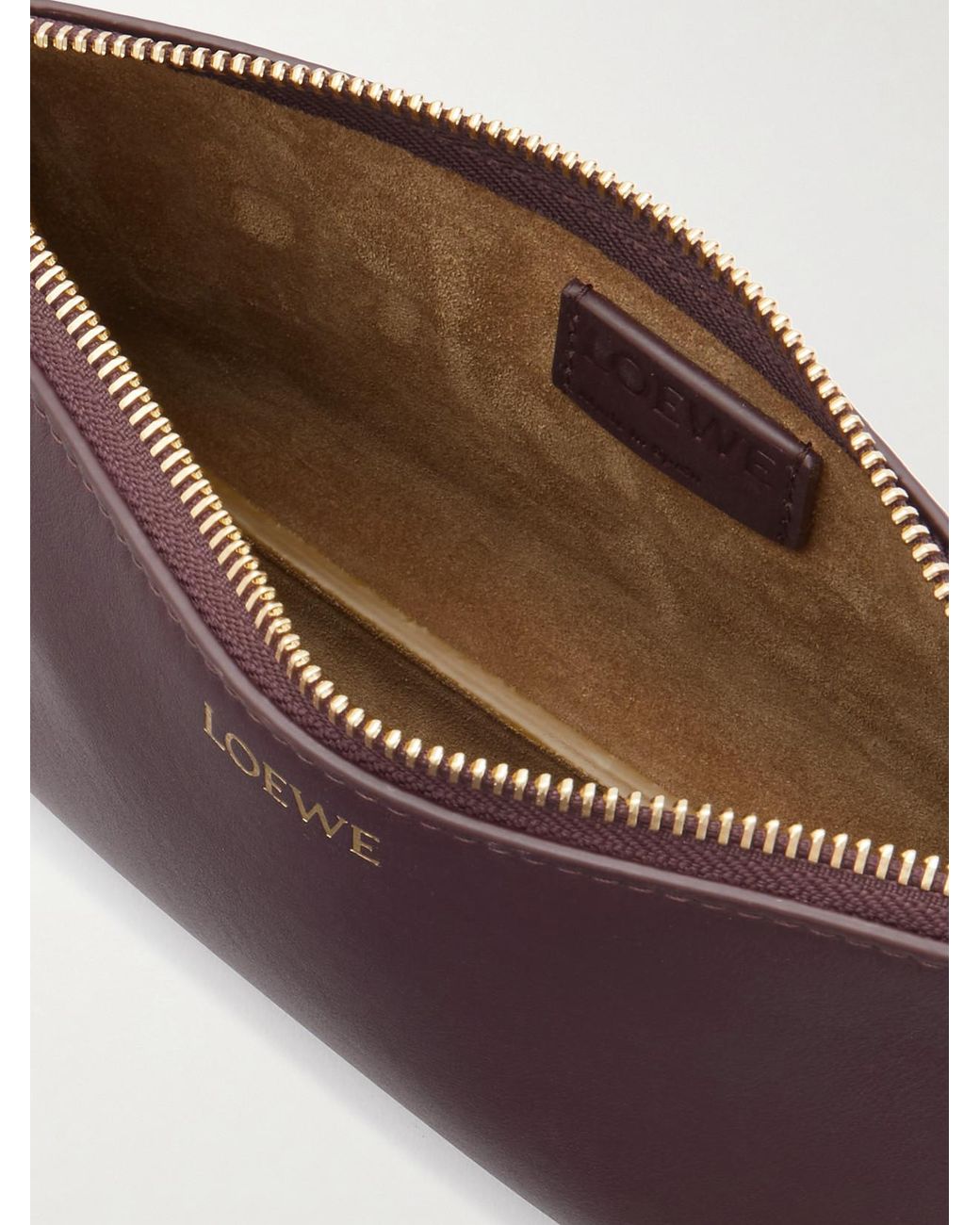 Loewe Purple Joya Embellished Leather Shoulder Bag