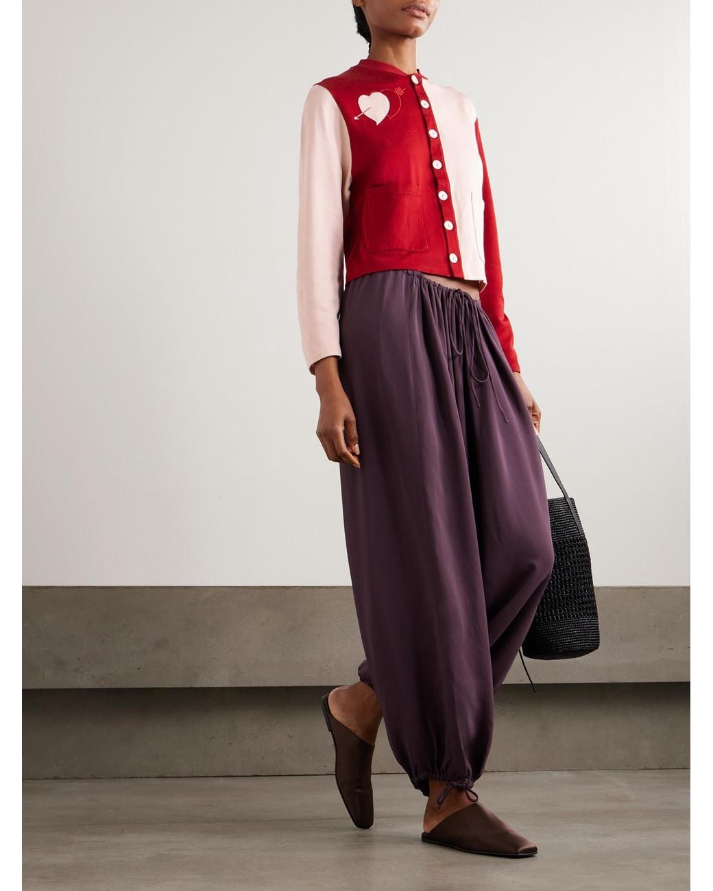Bode Wonderland Embroidered Knitted Cardigan