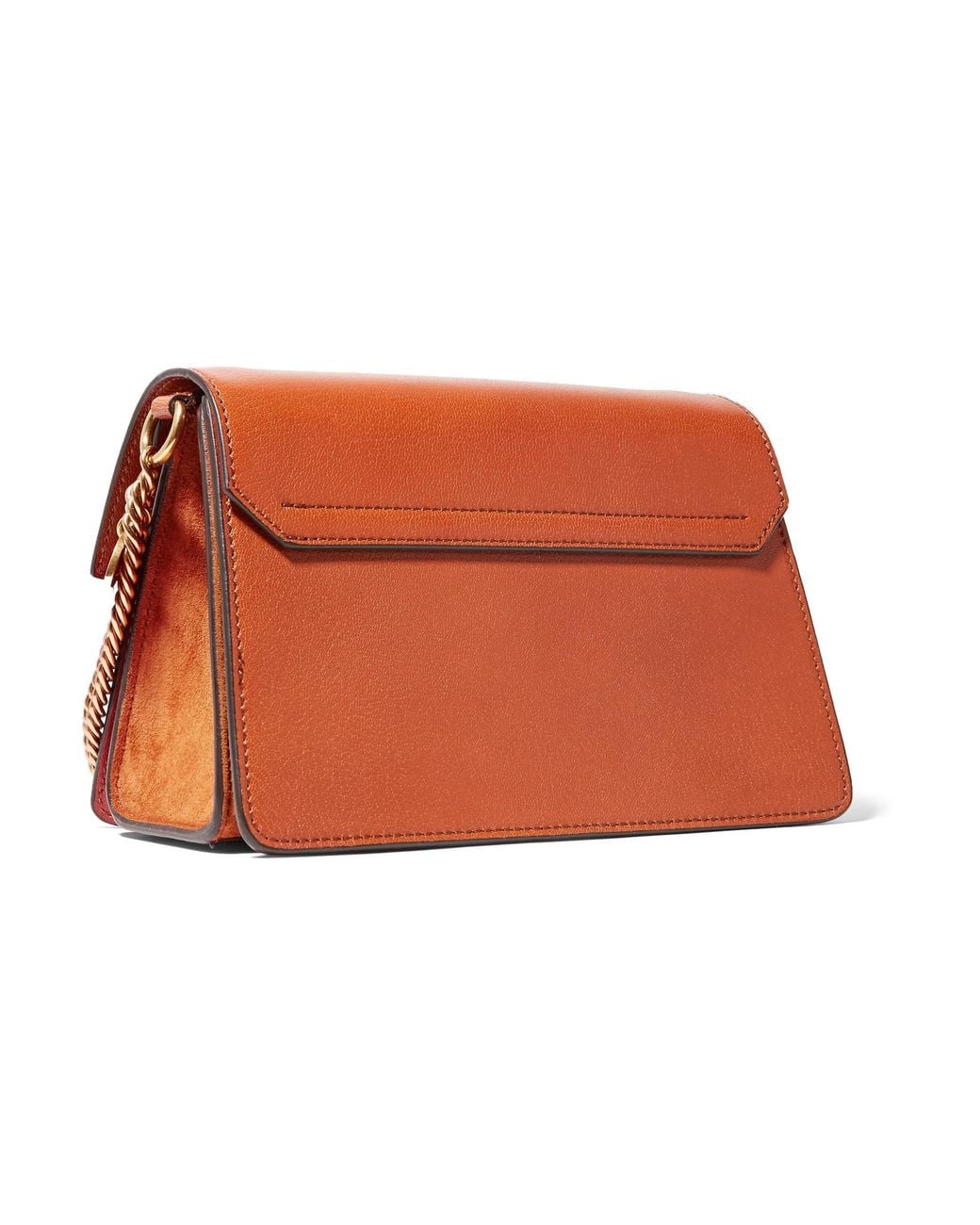 Givenchy Gv3 Small Leather & Suede Shoulder Bag in Brown | Lyst Givenchy Gv3 Small Leather & Suede Shoulder Bag in Brown | Lyst