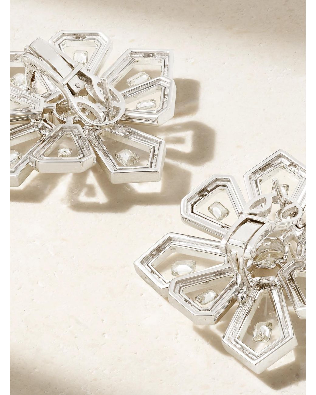 Nikos Koulis Natural Universe 18-Karat, Diamond And Enamel Earrings