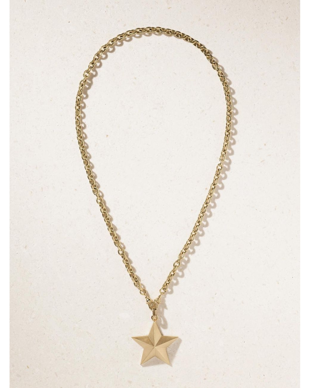 Marie Lichtenberg Natural Jumbo Star 18-Karat Necklace