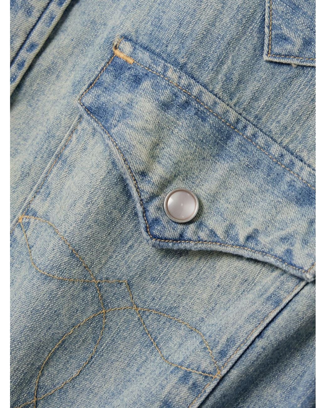 RRL Blue Buffalo Denim Shirt