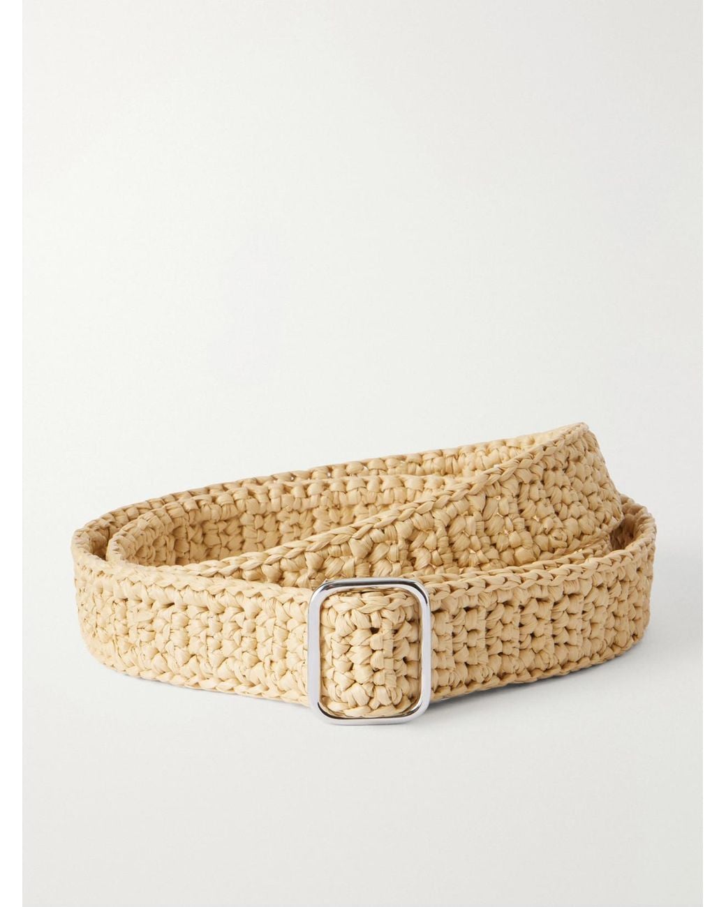 DEHANCHE Natural Mako Raffia Belt