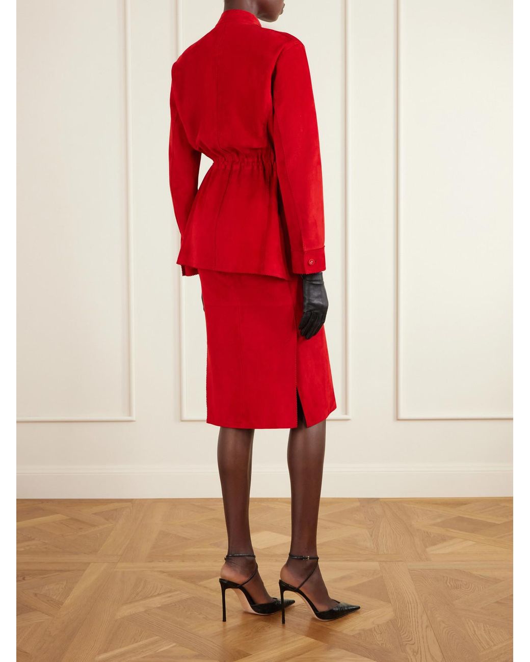 Tom Ford Gathered Suede Jacket