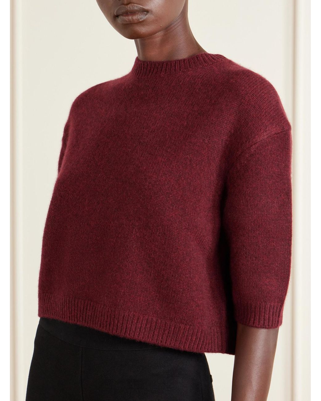 arch4 Red Jackie Cashmere Sweater