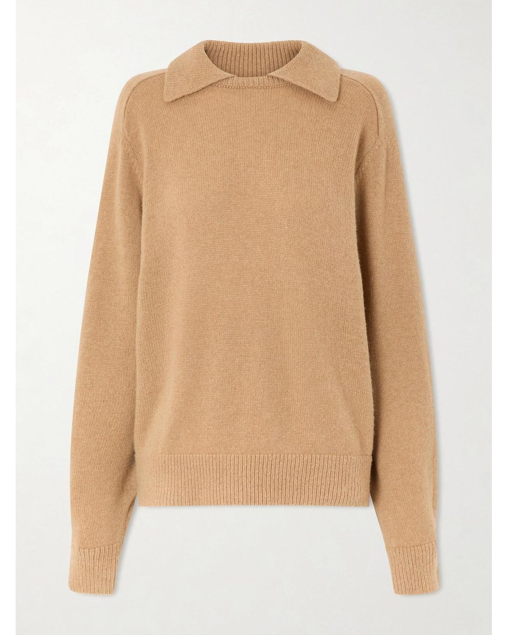 Khaite Natural Jackson Wool And Cashmere-Blend Sweater