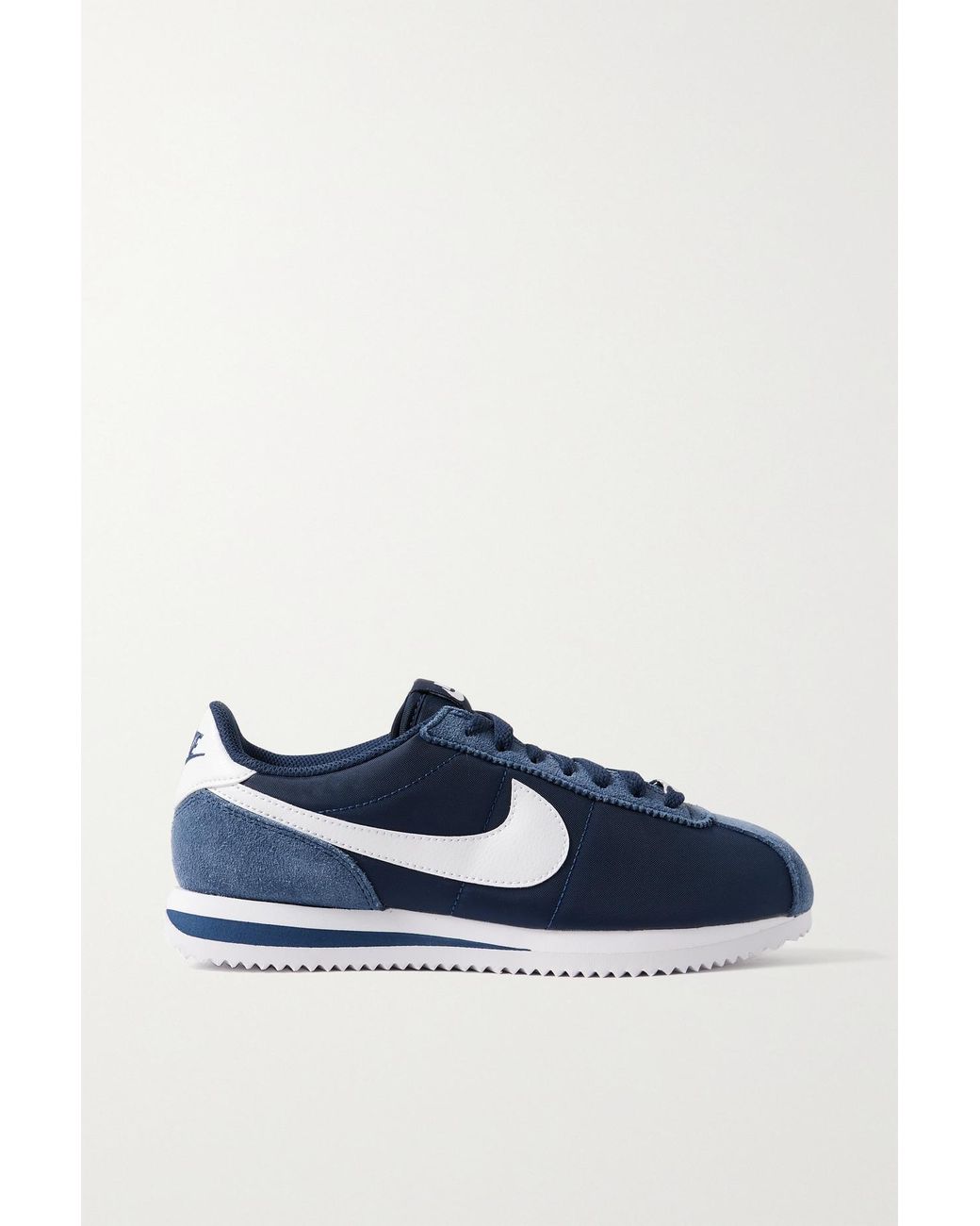 Nike cortez deals mens blue suede