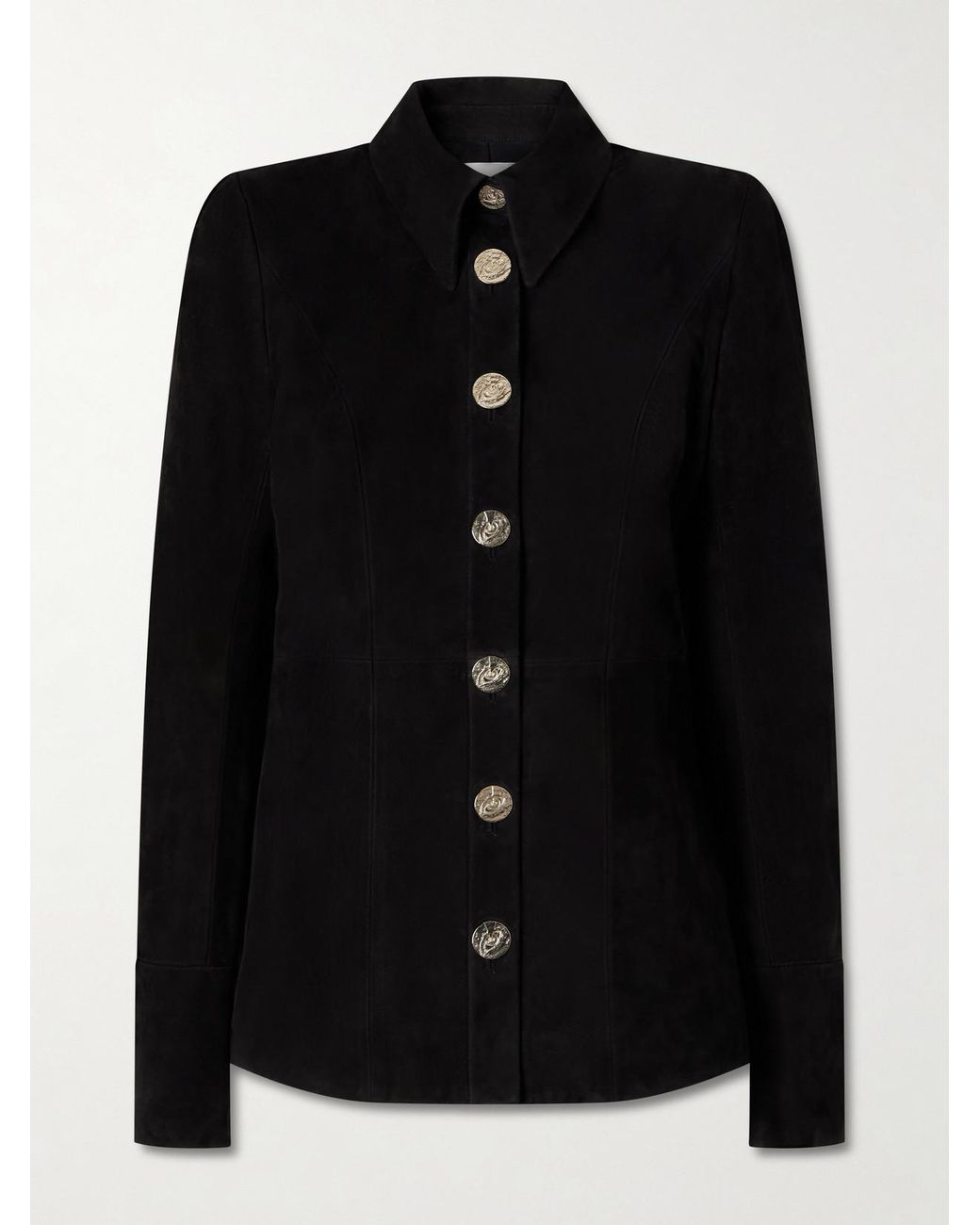 Galvan Black Suede Jacket