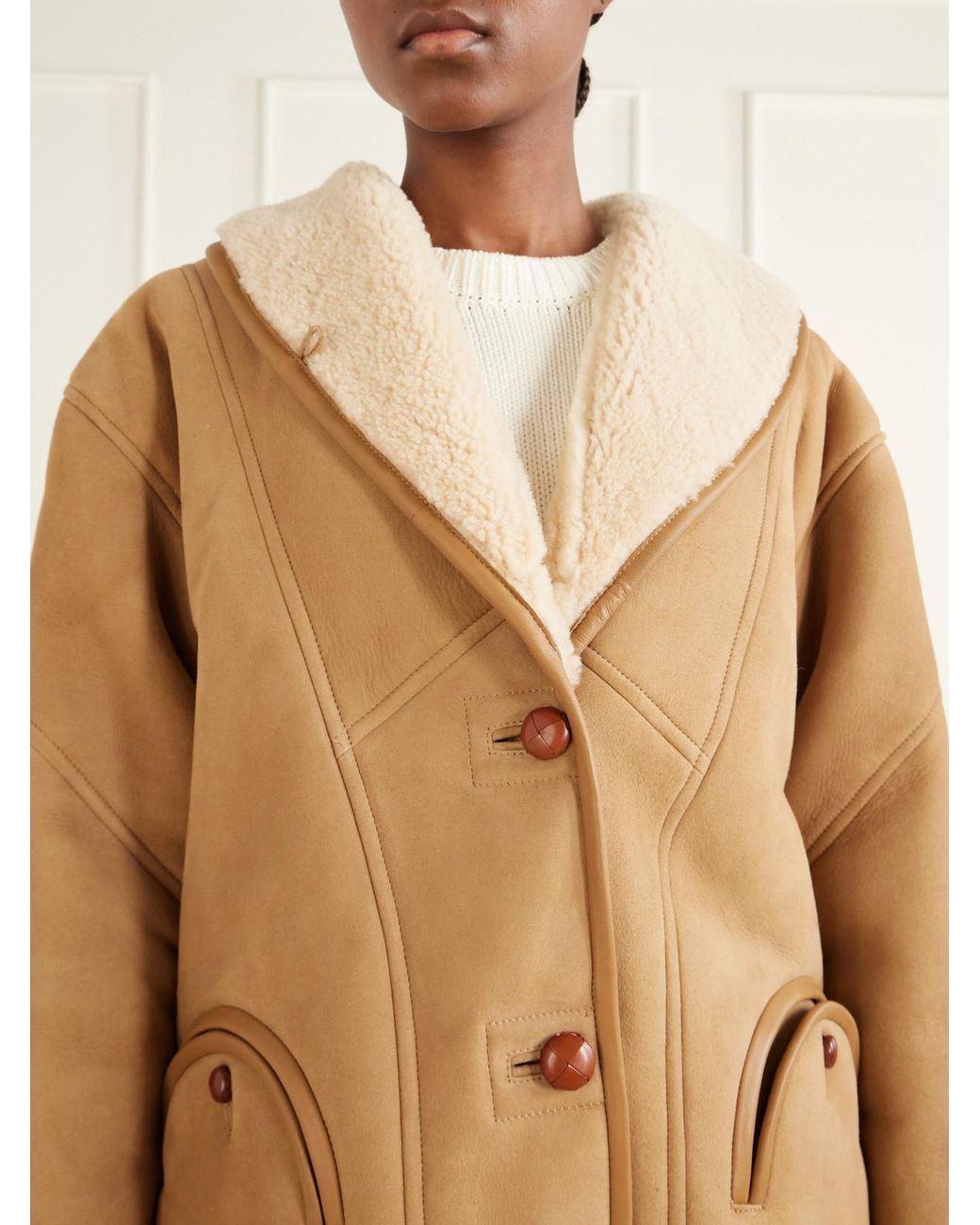 Blazé Milano Natural Tatoosh Shearling Jacket