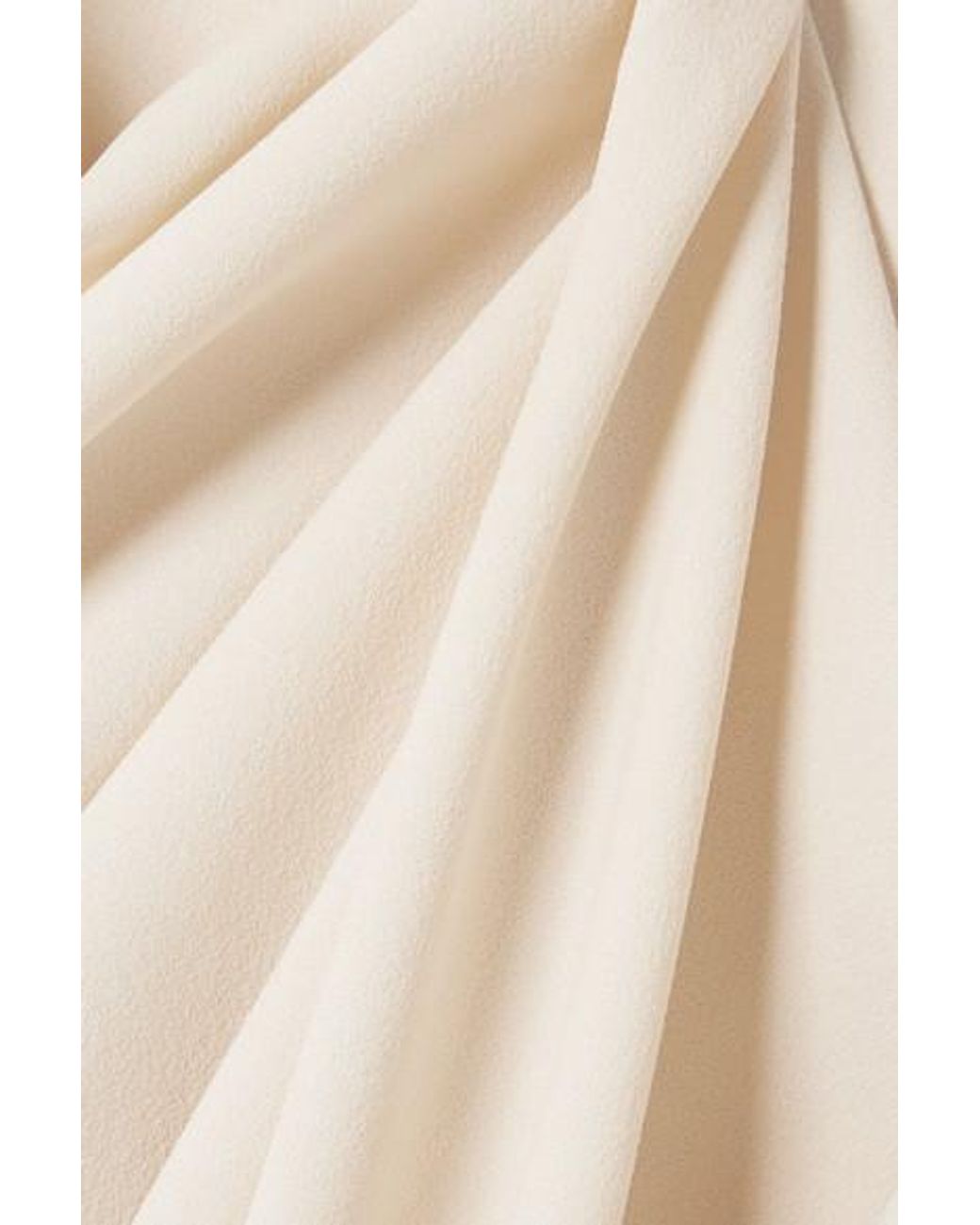 The Row Larina Crepe Tunic Dress in Natural | Lyst Australia