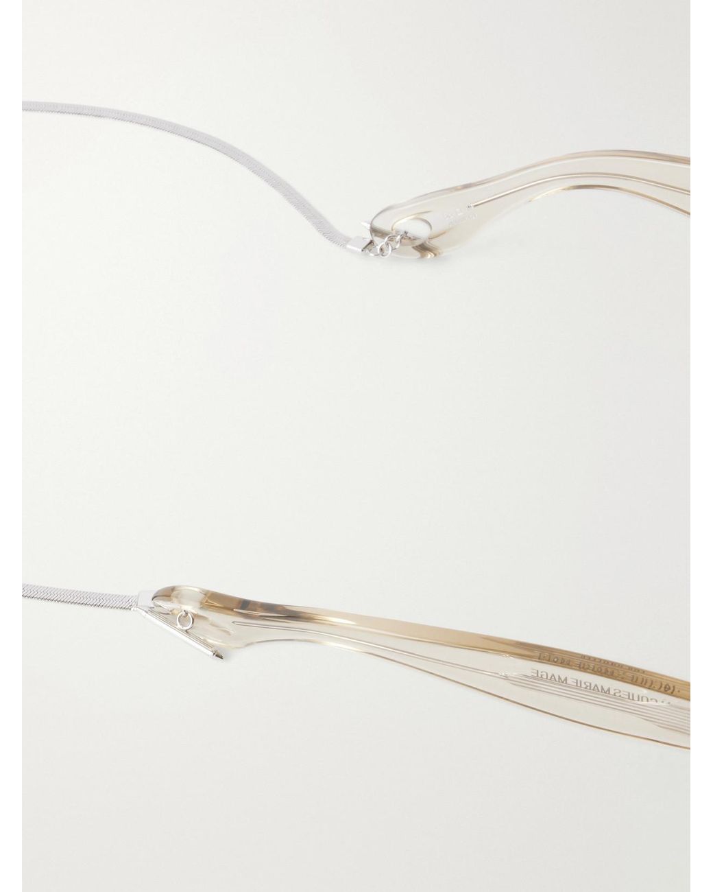 Jacques Marie Mage Natural Monarch Butterfly-Frame Acetate Sunglasses