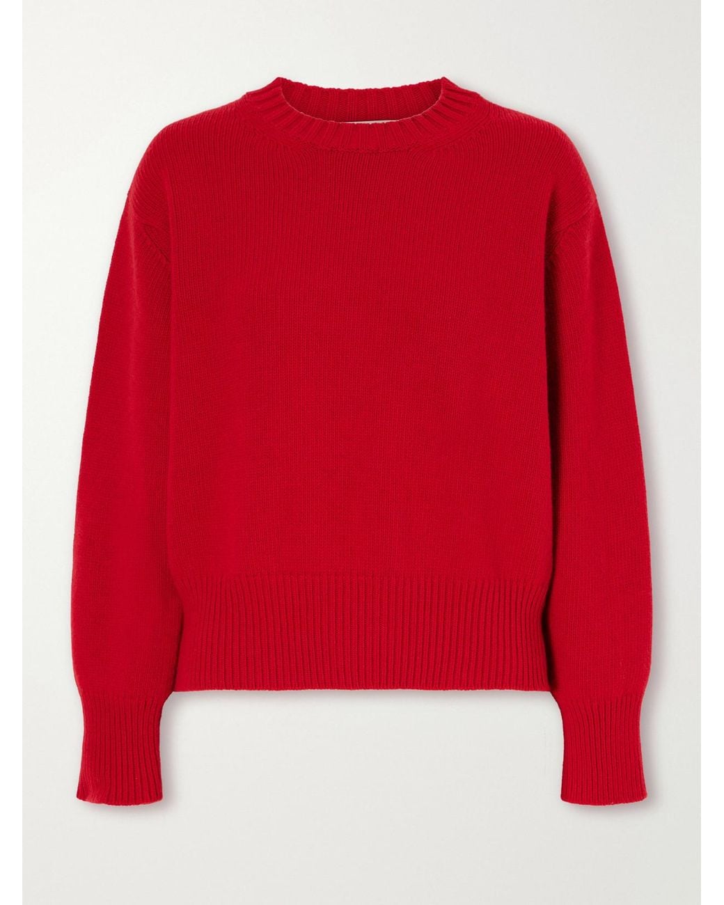 High Sport Red Haley Wool And Cashmere-Blend Sweater